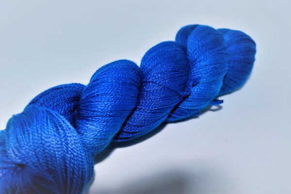 Sapphire Semi-Solid Hand Dyed Lace Weight Yarn