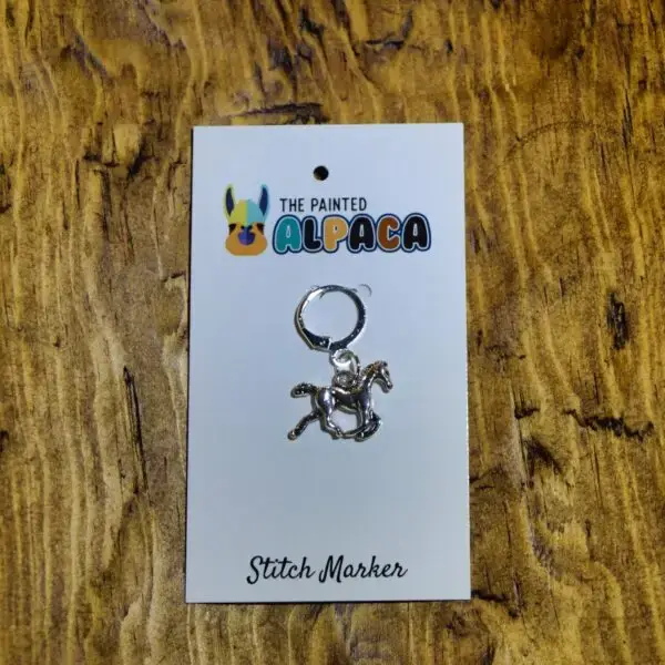 Silver Horse Stitch Marker